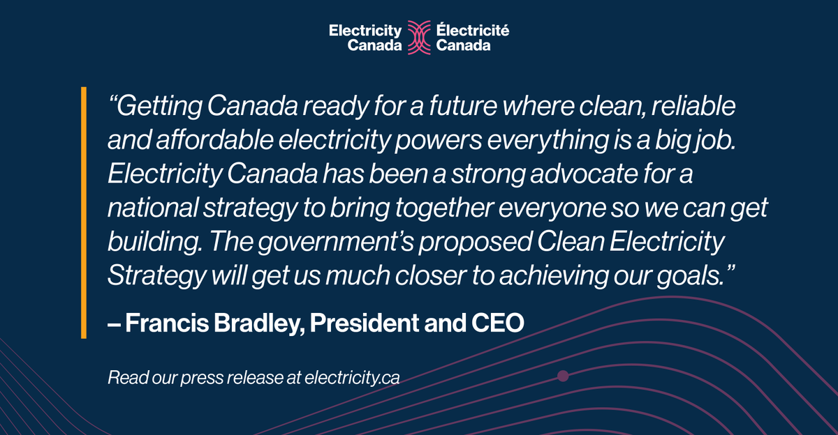 The #CleanElectricityStrategy will help Canada build a clean, reliable and affordable grid. This strategy will fill a huge gap to implement the planning and building processes in the race to get building in order to make our climate commitments. 
➡️ loom.ly/yO157-k