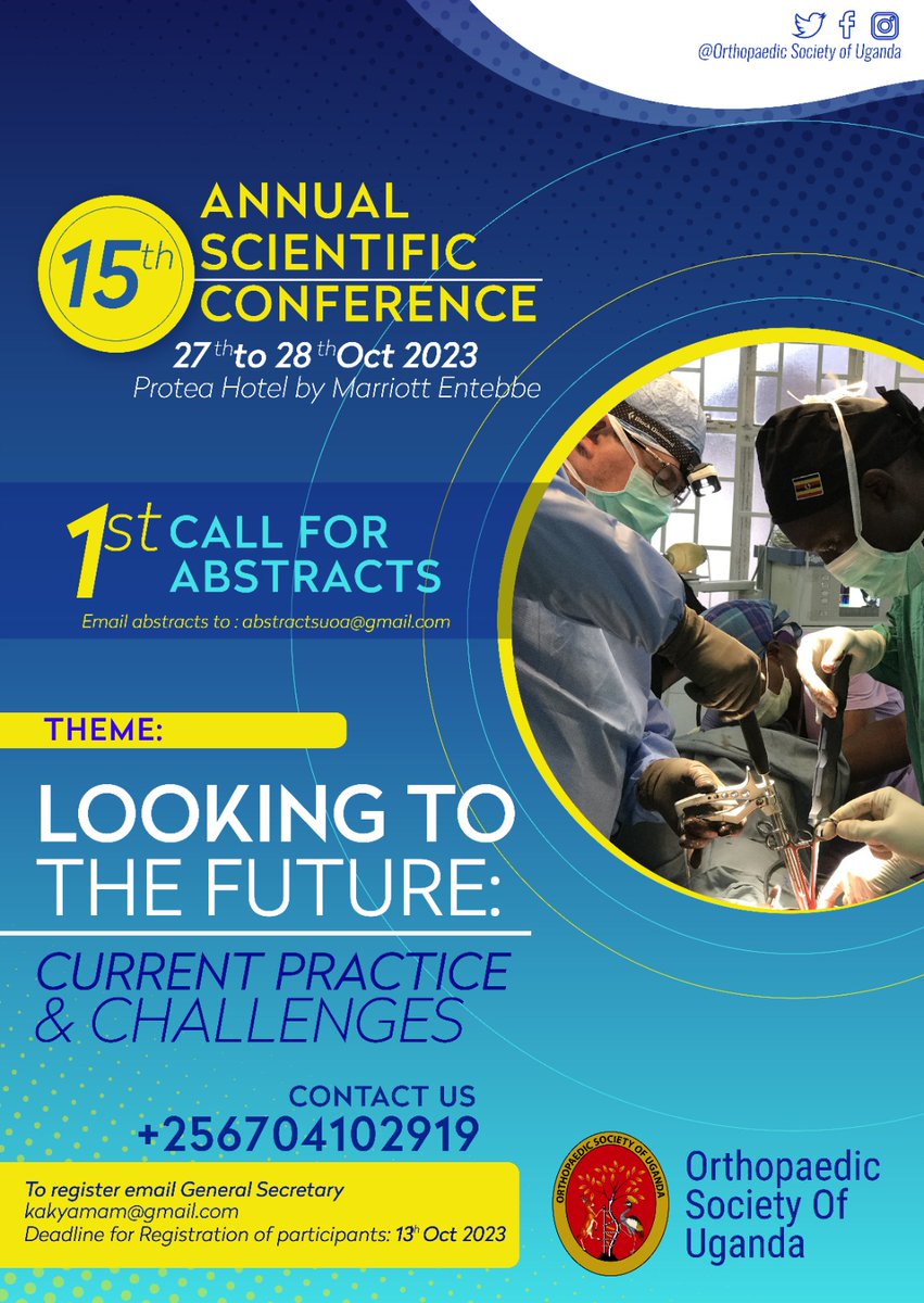 Orthopaedic Society of Uganda tweet media