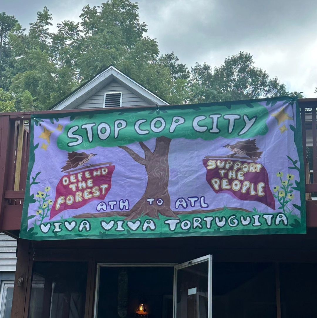 Atlanta needs your help! 

The Atlanta Police are building a police militarization facility  to train in urban warfare, called Cop City. 

We need to collect 70k signatures before Aug 14, so Atlanta can have a vote to #StopCopCity. 

Join us @ copcityvote.com
