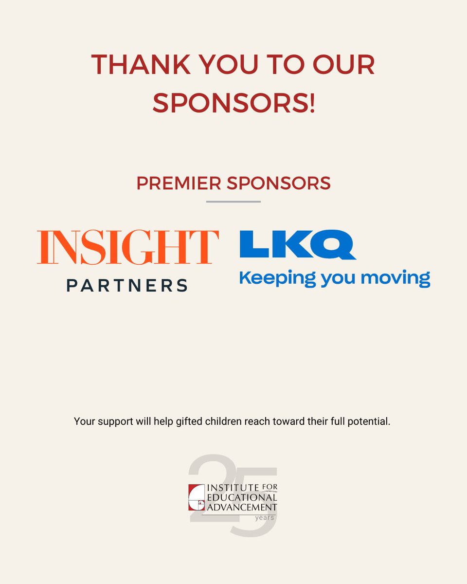 Institute for Educational Advancement tweet media