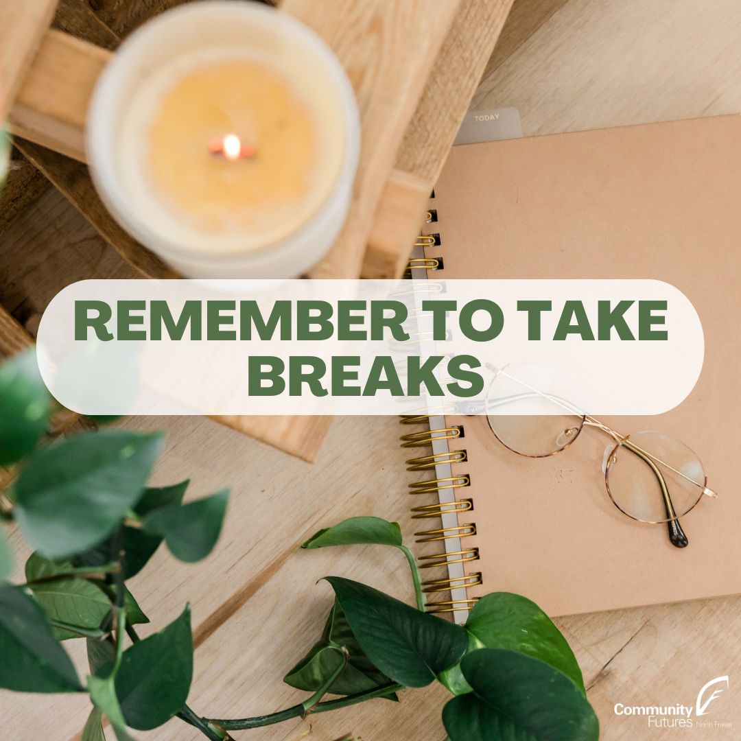 Running a business can be stressful, but it's important to remember to take breaks. Taking breaks can help to boost productivity, enhance creativity, decrease stress, and limit the risk of burnout!
#cfnorthfraser #communityfutures