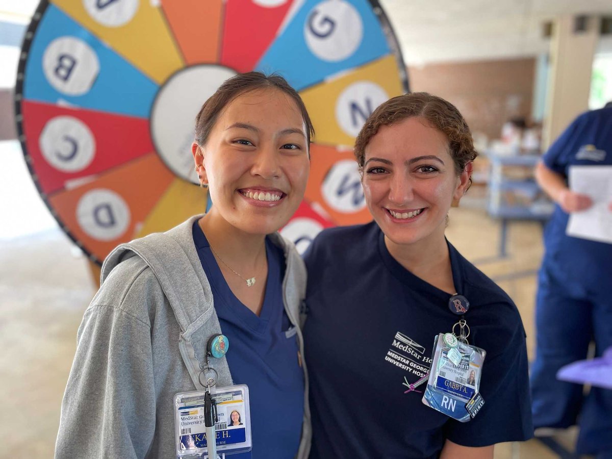 MedStarGUH's tweet photo. MedStar Georgetown was the first adult hospital in Washington, D.C., to achieve Magnet® Recognition, a prestigious designation granted by the ANCC. Yesterday, our amazing Magnet nurses gathered to celebrate and prepare for our 5th consecutive designation site survey Aug. 21-23. https://t.co/K7Tplc4Rut