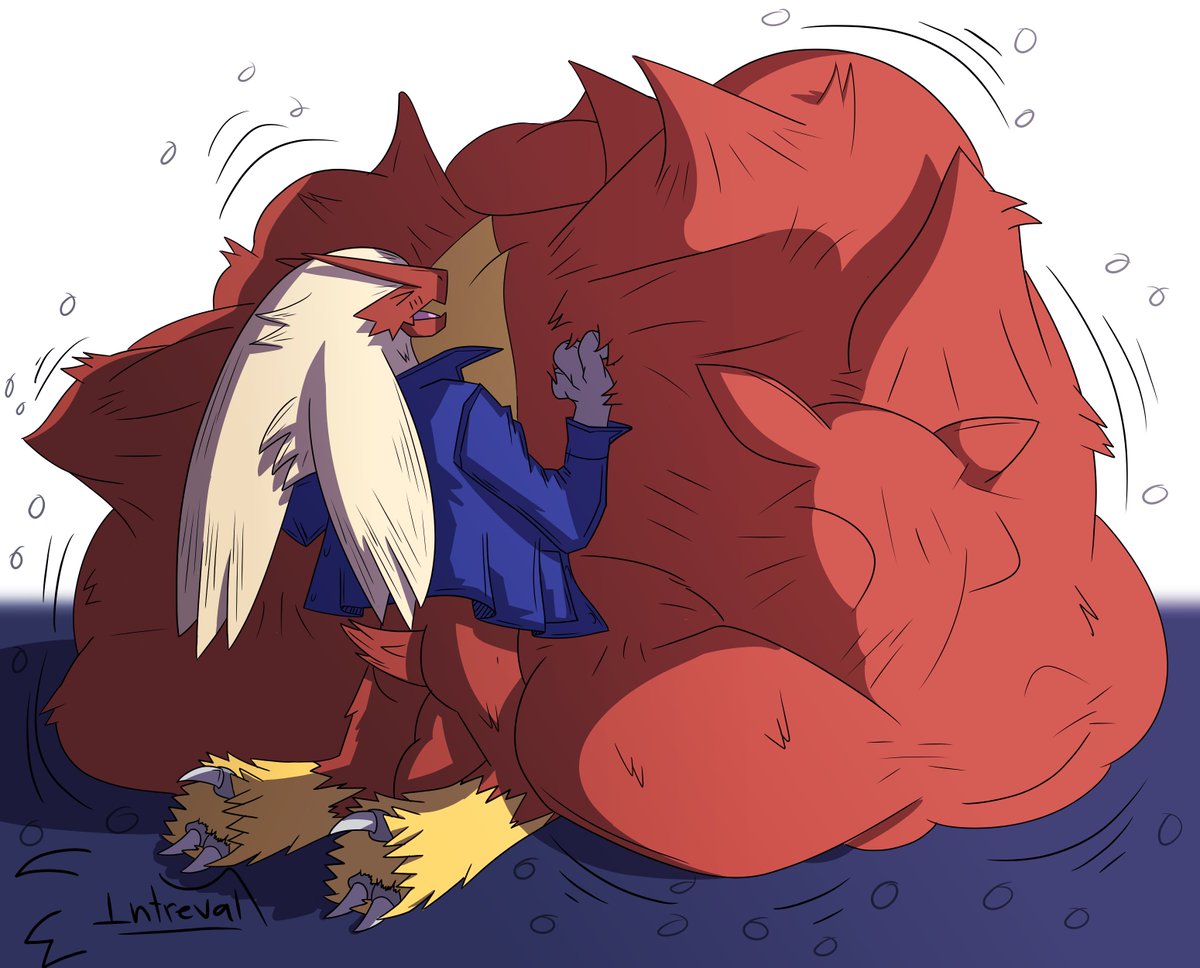 intreval59's tweet photo. Cw: vore
Rhapsody loves a type of candy that is a red sphere, and he usually swallows it in one bite. Rhapsody comes from a place where there are no Pokeballs, that's why he mistook it for his favorite sweets…
Pic for vore day https://t.co/bY6pKHi7yM