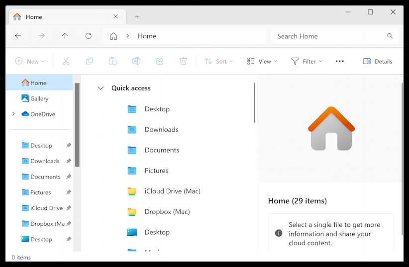 DaveTaylor's tweet photo. PC users! Update your @Windows 11 and File Explorer will instantly gain some terrific new features. Here's how to get started with Recommended, Favorites, Recents, and my favorite, Preview: https://t.co/2phE0Qq6Qr #windows #win11 #filexplorer #uiux https://t.co/zfBgyPO6mi