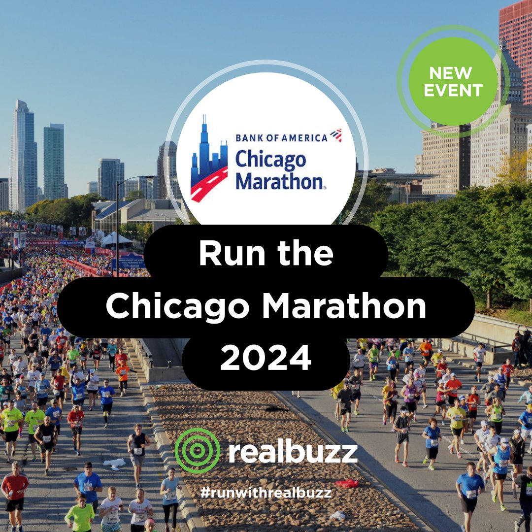 realbuzzcom's tweet photo. 🚨We've got MAJOR news

The Bank of America Chicago Marathon 2024, is landing on 'run with realbuzz'! 
Get on the waitlist to get early access to a limited number of exclusive places to run this epic event for charity 👉 https://t.co/ErtLYrHuGl

#ChicagoMarathon
#runwithrealbuzz https://t.co/vPfcTQ9mEj