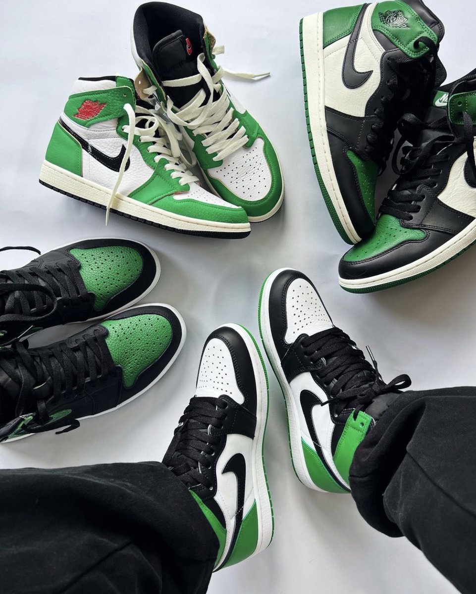 Brightening up your feed with all these greens! 💚 @charlottewhybrow with some of the greenest AJ1s! ✨

What’s your favourite green sneaker? Let us know in the comments! 💬