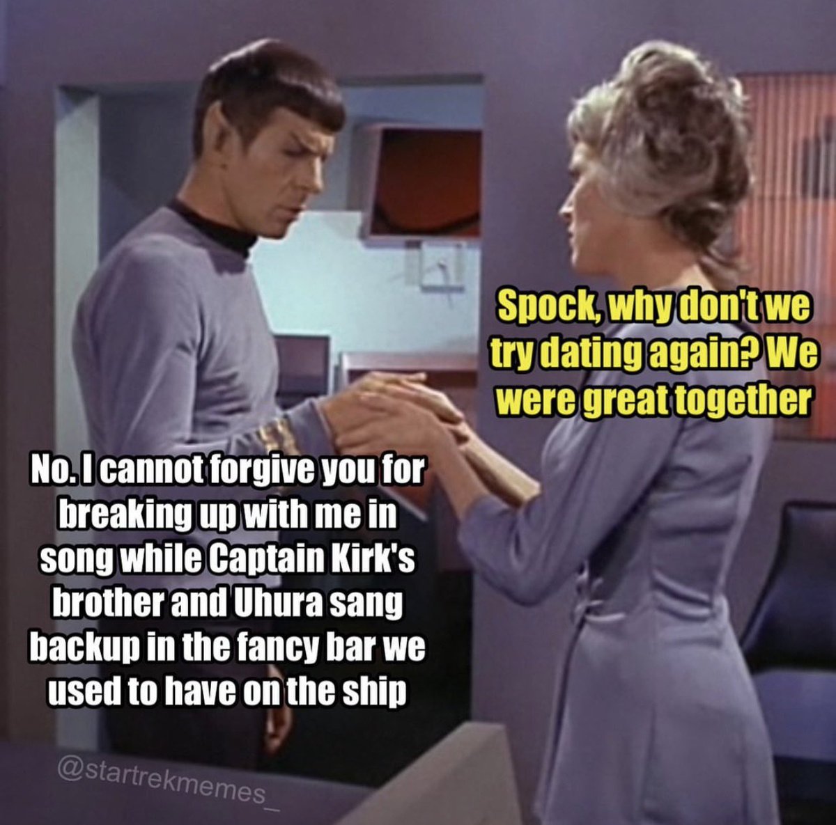 roddenberry's tweet photo. Mild spoiler for Subspace Rhapsode…. 
🎵🎶🖖🎶🎵

#roddenberry #StarTrek #TuesdayFeeling https://t.co/r8GAdPhn9W