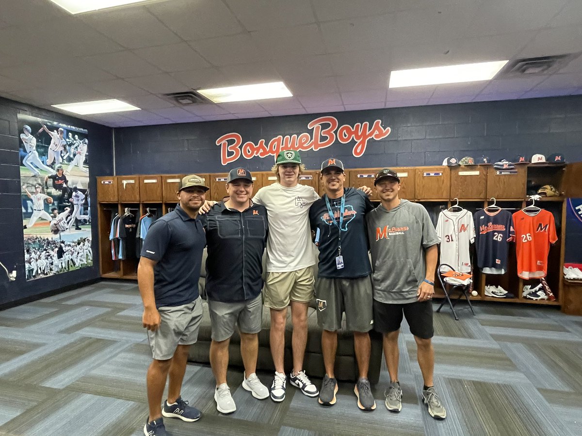 This game has taught me so much, and now it's opening doors for me to play at the next level and begin my education and baseball career at McLennan College. I am unbelievably proud and grateful for the support of my family, coaches, teammates, and above all, the Lord. #Blessed