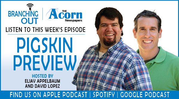 Branching Out with The Acorn Newspapers (@branchingoutpod) on Twitter photo NEW EPISODE:
<a href="/TheAcornSports/">Acorn Sports</a> editor <a href="/EliavAppelbaum/">Eliav Appelbaum 🎗️</a> breaks down spots 10-6 in the Acorn's preseason football power poll. Whose number one? Pick up your copy of the Pigskin Preview this Friday/Saturday inserted in your copy of the Acorn Newspaper.
buzzsprout.com/396817/1336596… NEW EPISODE:
<a href="/TheAcornSports/">Acorn Sports</a> editor <a href="/EliavAppelbaum/">Eliav Appelbaum 🎗️</a> breaks down spots 10-6 in the Acorn's preseason football power poll. Whose number one? Pick up your copy of the Pigskin Preview this Friday/Saturday inserted in your copy of the Acorn Newspaper.
buzzsprout.com/396817/1336596…