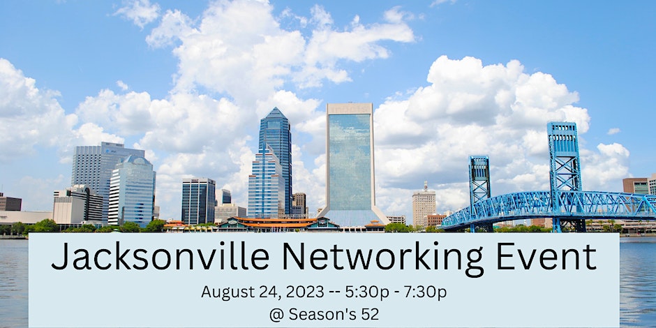 CNFLHIMSS's tweet photo. Calling all Jacksonville Healthcare Professionals &amp; Health IT pros in the JAX region.  

Join us for our first networking event in Jacksonville, FL on August 24th! 

5:30p-7:30p at Season's 52. 

https://t.co/xzq231IAQu https://t.co/poxB0P0eK0