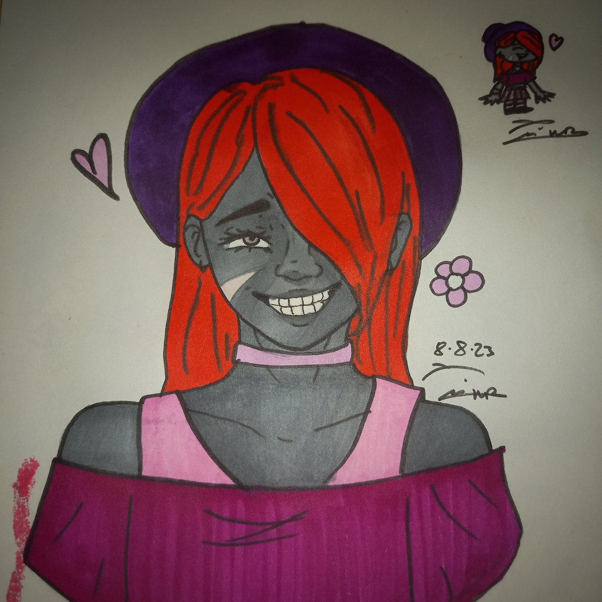 mari_rana88's tweet photo. Buah buah buah, que ya llevo 5 dibujos y dos que he echo pero que no son de el #ocpausechallenge ... AMO! 🤭👀💧💗
El otro con sonrisa plana, y está dibujando los dientes 😍💗 https://t.co/GbhexrPqkE