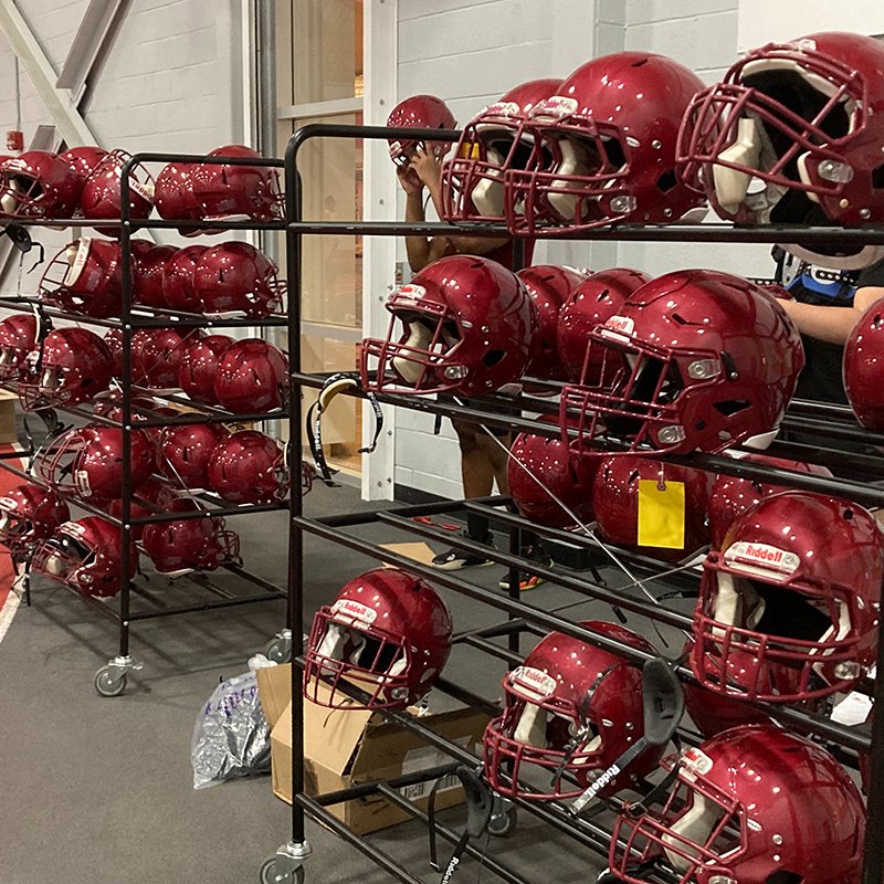 Muhl_Sports's tweet photo. #Muhlenberg football is back on campus! The Mules reported for preseason camp today. First game just 24 days away!

#CentConf #d3fb @DigInMules #CCfb https://t.co/omzNecDbJA