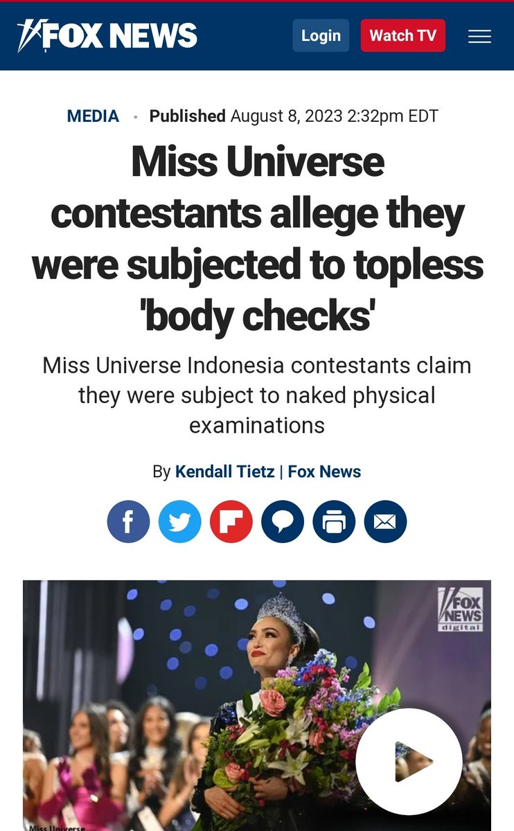 Miss Universe se levantó hoy en medio de una crisis organizacional.

Lo que pasa en un solo país, afecta su imagen como un todo y no ayuda en nada a mostrar al concurso como una plataforma de empoderamiento para las mujeres.

Así titula <a href="/FoxNews/">Fox News</a> la polémica en Indonesia. 😬
