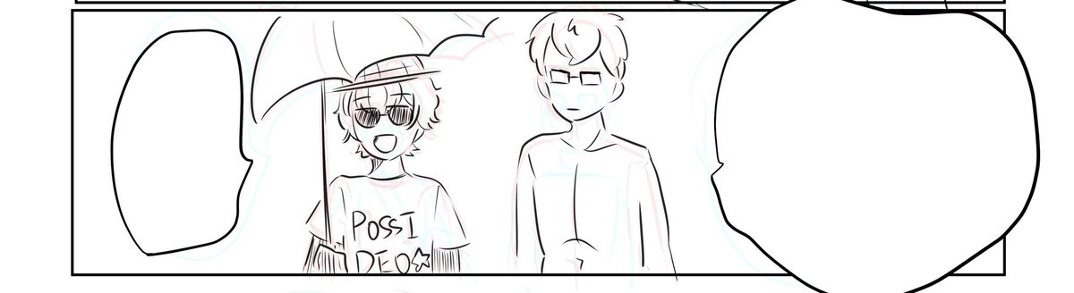 これは途中で眠くなっちゃって明日に持ち越しになったお題の漫画