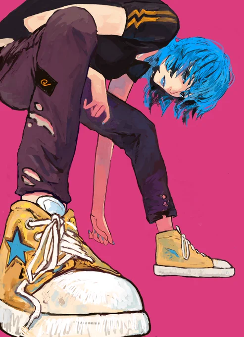 #作品をXで見せ合おう 立ち上がる