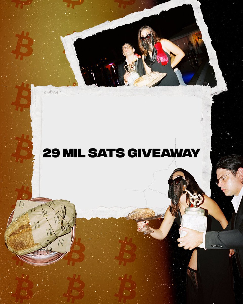 𝐈𝐭’𝐬 𝐭𝐢𝐦𝐞 𝐭𝐨 𝐛𝐫𝐞𝐚𝐤 #𝐁𝐢𝐭𝐜𝐨𝐢𝐧 𝐛𝐫𝐞𝐚𝐝!

⚡️ Like &amp; Comment your BitMask wallet username under this #giveaway tweet to get 210sats

⚡️ Repost and Tag <a href="/madebyoona/">OONA</a> and <a href="/BitMask_App/">BitMask ⚡</a> to become one of 3 lucky winners and receive 210,000sats

bitmask.app