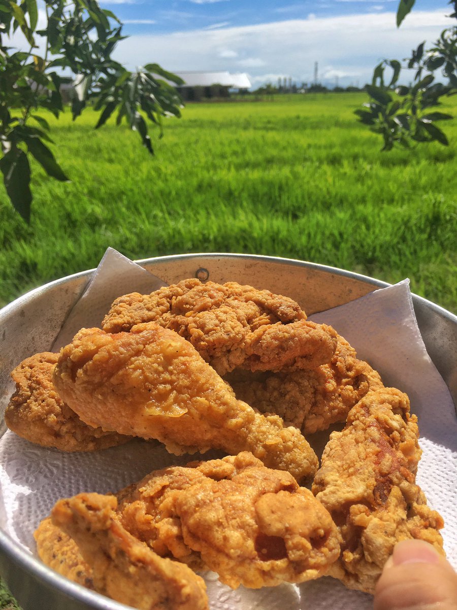 IzzraifHarz's tweet photo. made ayam goreng today and so happy with the result. the colour, the taste and the aroma are all SOOO GEWD. aku selalu gagal bab ni tapi harini dicium kejayaan 😭😭😭 https://t.co/8izN8Mgs2T