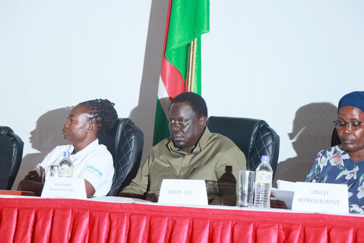 ACF_SouthSudan's tweet photo. Celebrating the conclusion of South Sudan's National WBW!  The event, officiated by HE Husein Abdel Bagi, VP of the service cluster, saw the presence of distinguished guests, including the MoH. Suleiman, Country Director for Action Against Hunger, made remarks on behalf of INGOs. https://t.co/WjVjxKkeF2