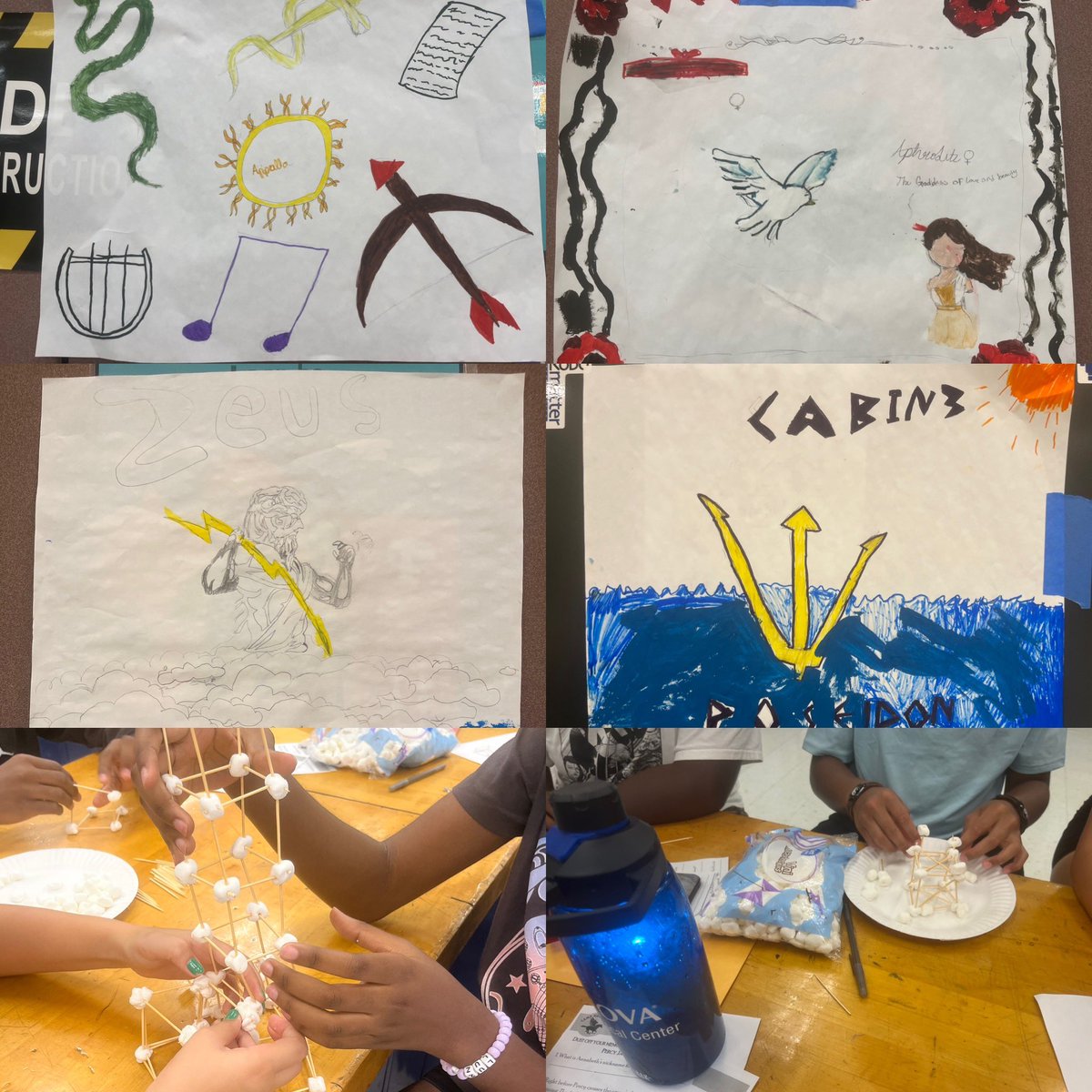 The Camp Half-Blood demigod campers have made their cabin flags, played Medusa tag, trivia challenges and have put their archcitecture skills to the test! @CCPSGIFTED