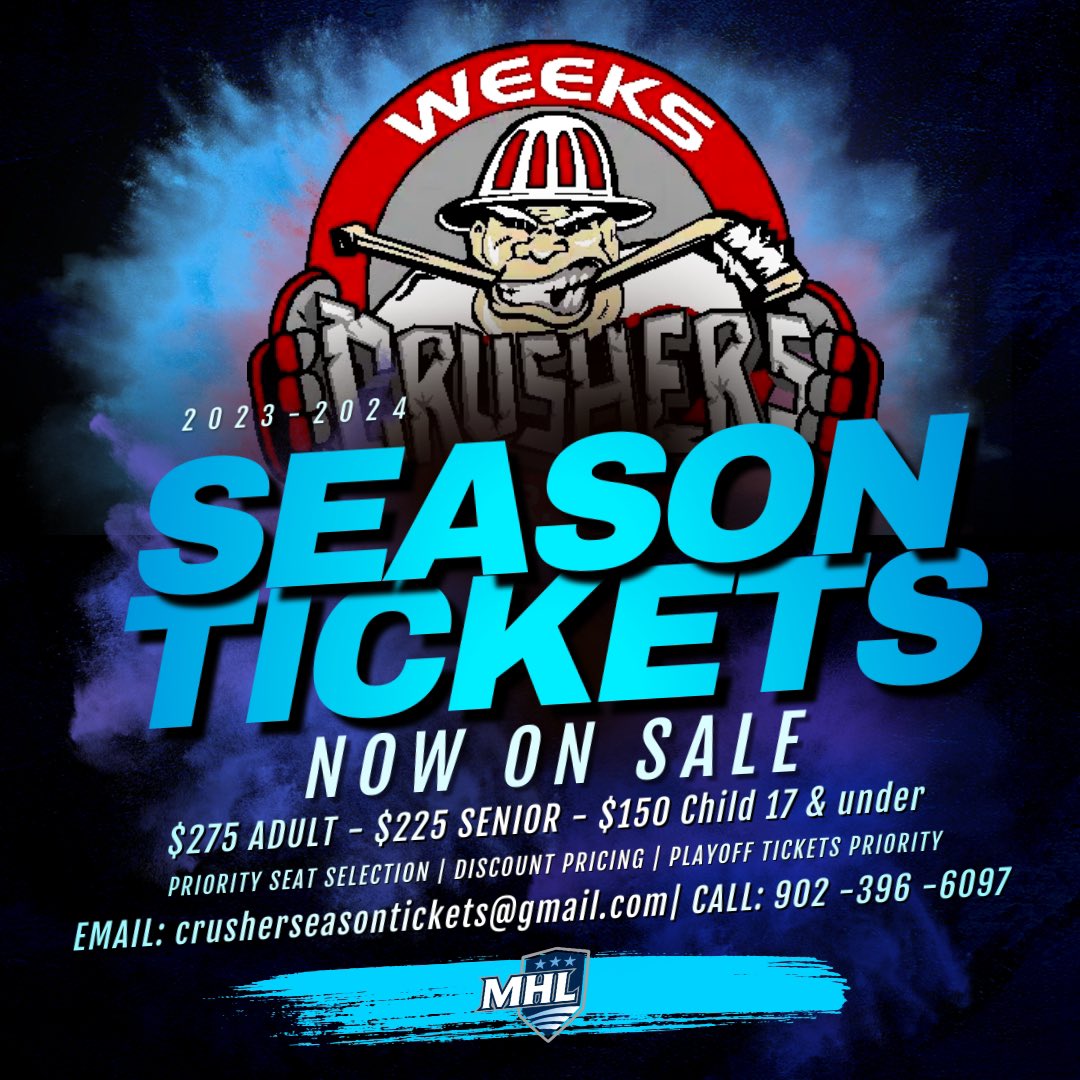 SEASON TICKETS NOW ON SALE!