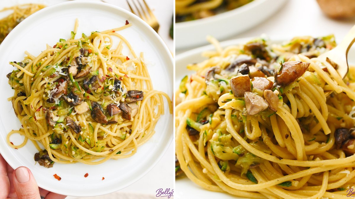 This Mushroom Zucchini Pasta is a simple dish with absolutely amazing flavor and a great way to get some veggies into your diet. On the table in just 20 minutes for a great weeknight dinner option.
RECIPE: bellyfull.net/pasta-with-zuc…