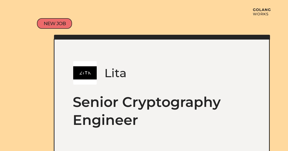 golangworks's tweet image. 🙌 Senior Cryptography Engineer  - $200K - 400K + Equity

Check out this role working with Rust, Go &amp;amp; C++

Apply now! 👇
golang.works-hub.com/jobs/senior-cr…

#sanfrancisco #rust #go