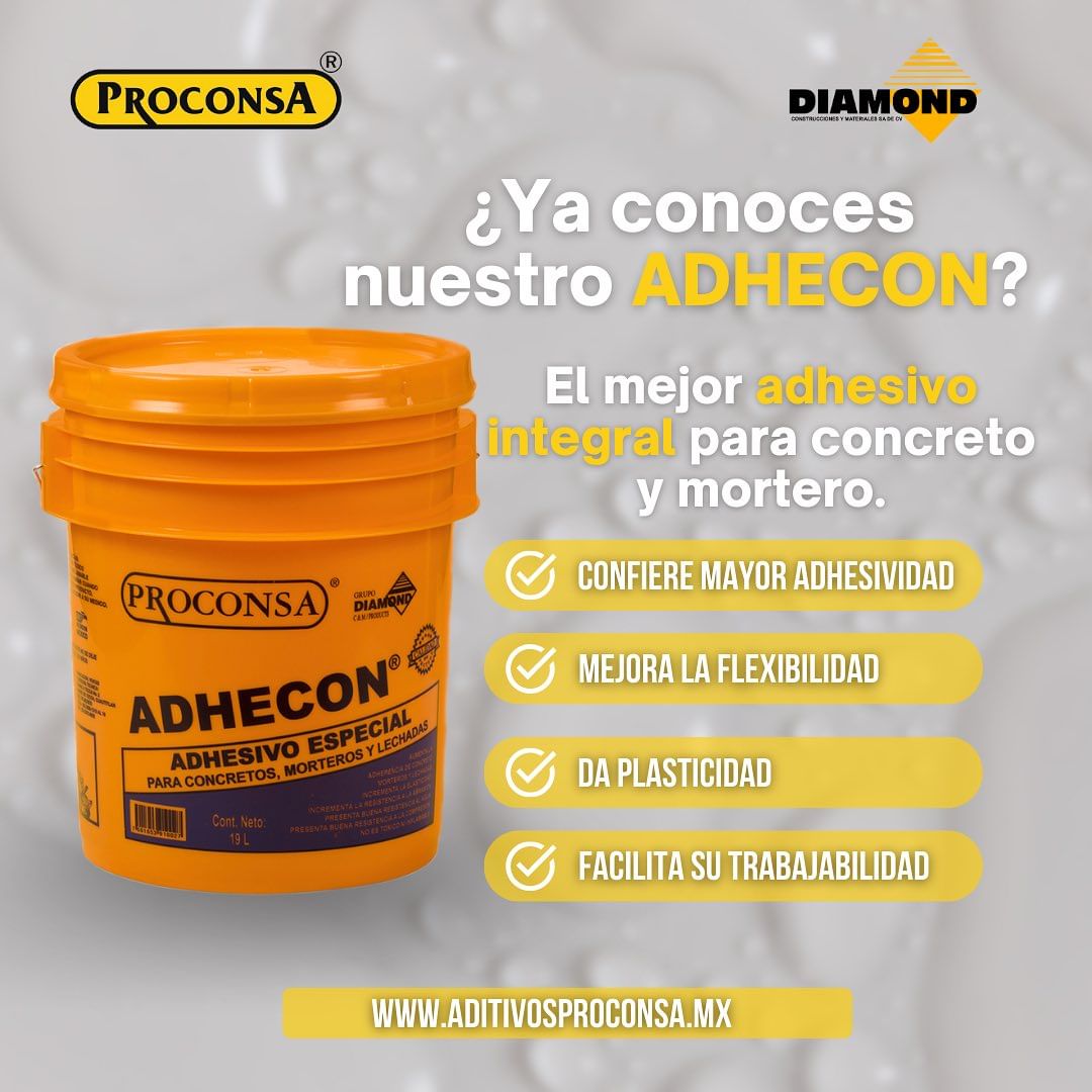 Proconsa_Mexico's tweet photo. ¿Quieres llevar tus proyectos de construcción a otro nivel con nuestro adhesivo integral?🏗️
Aquí te contamos qué lo hace tan especial👇 https://t.co/HbrDwiNIjd