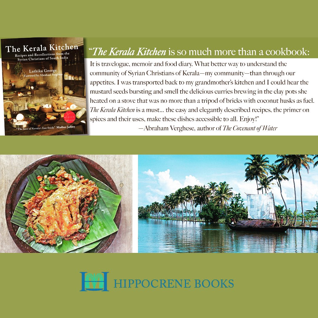 hippocrenebooks's tweet photo. Just published!

Kindle: https://t.co/3wbD0zW5Ix
Nook: https://t.co/Azzqn3N6r4
Hippocrene: https://t.co/hr2yjfHBIr

#kerala #keralakitchen #syrianchristiansofkerala #kochi #AbrahamVerghese #keralarecipes #keralafood #lathikageorge #keralabookstagram #keralabookstagrammers https://t.co/YoqQUndena