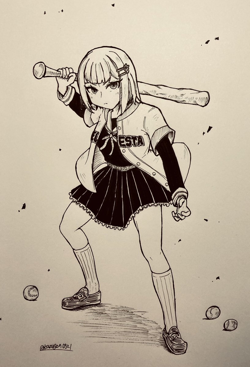 にじさんじ甲子園楽しみなので、過去に描いた王立ヘルエスタ高校の監督見てってヨ