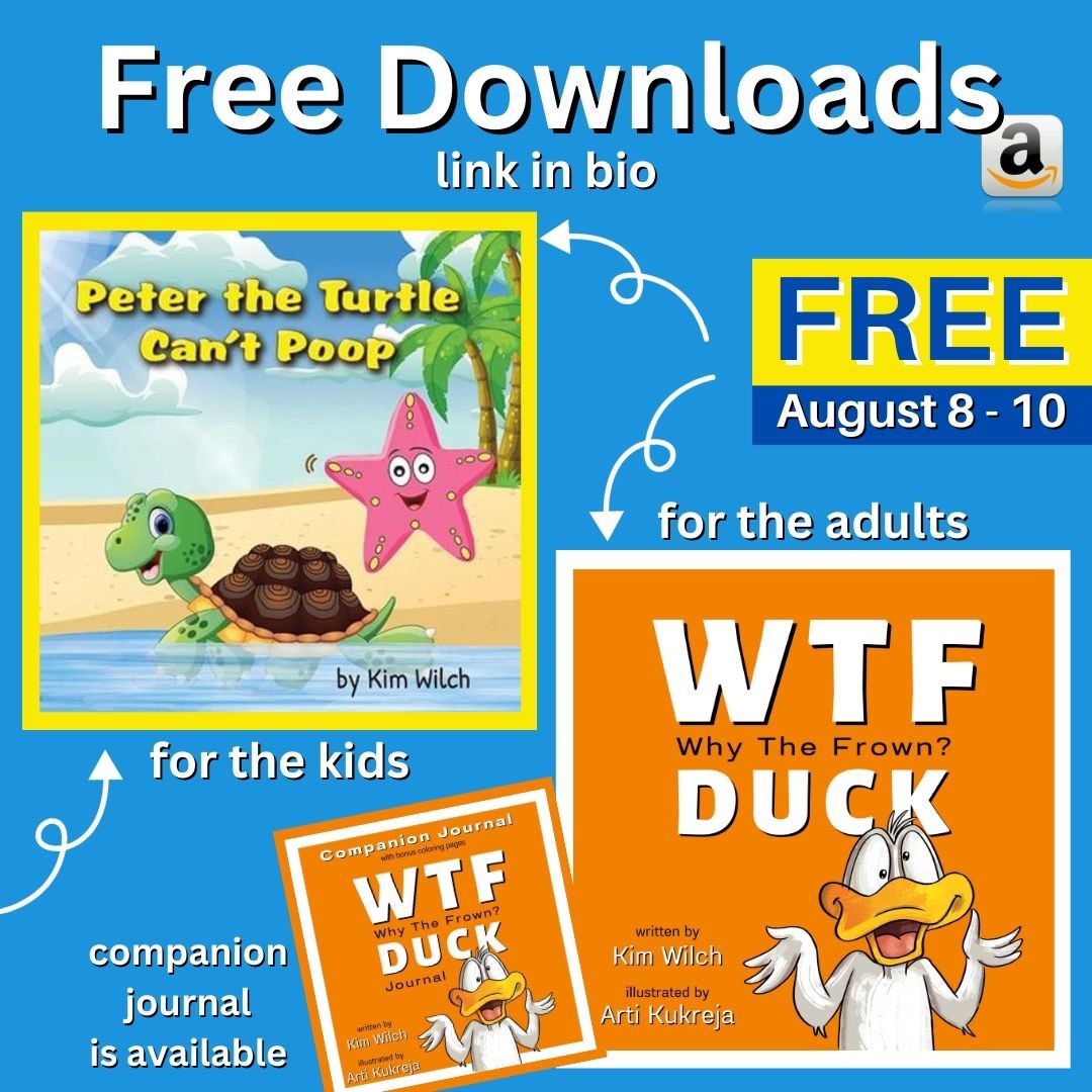 Check out my ebooks
FOR FREE on Amazon
Link in Bio 
linktr.ee/OMExclamation

#kidsbook #childrensbook #picturebooks #savetheturtles 
#turtlebook #kindlebooks #DuckYeah #WhatTheDuck #ducks #humor #wtf #sarcasm #lovetolaugh #laugh #adultingishard #satire #adultpicturebook #gotjokes