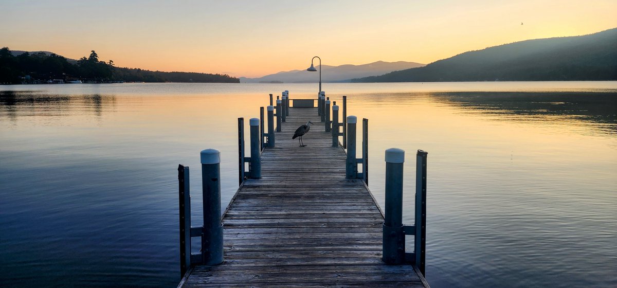 rkmajor's tweet photo. Summer Sunrise at Lake George - amazing (8/6/23). @lakegeorge @VisitAdks #lakegeorge #Adirondacks #sunrise https://t.co/IlRC5cfisZ