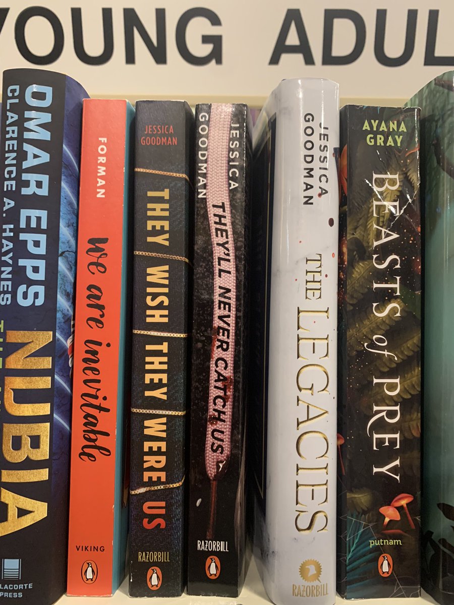 Especially good to see @jessgood selection while vacationing on Cape Cod, at @UmbrellaBooksMD in Chatham, Mass. Great selection of fiction and local reads.