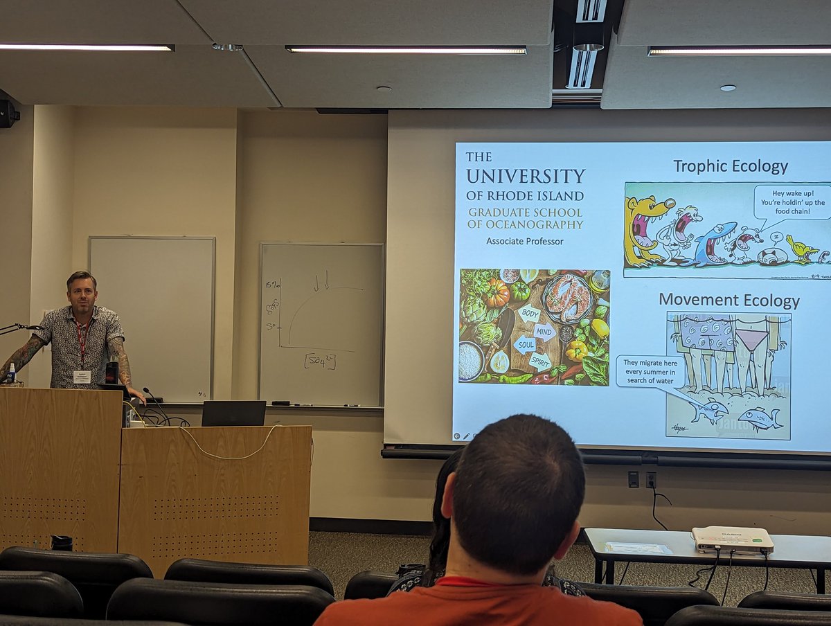 ChrisStantis's tweet photo. Excited to learn about the marine environment with @DrKeltonMcMahon this morning! #SPATIAL23 https://t.co/Xc9UShvHwR