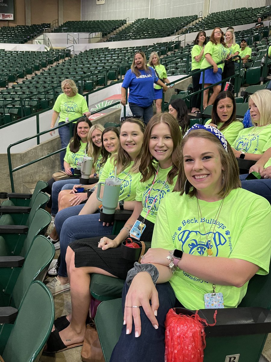 Ready to kick off the 2023 - 2024 school year with my fav team 😍 <a href="/NorthwestISD/">Northwest ISD</a> <a href="/BeckElem/">Samuel Beck Elementary</a> #NISDconvocation