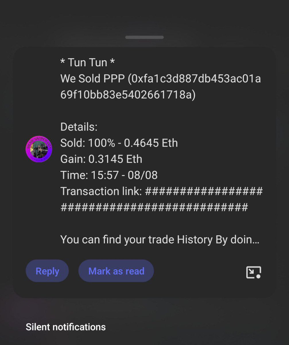 When you will start using our bot those will be the best notification of the day

We launch really soon