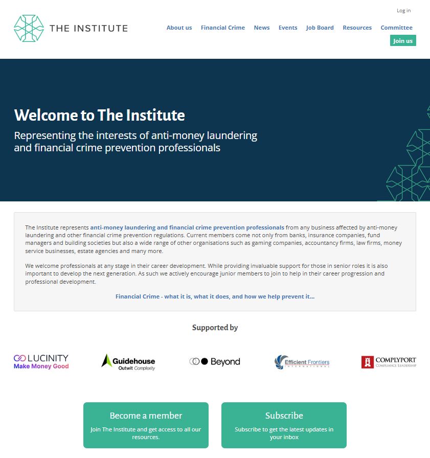 Institute of Money Laundering Prevention Officers tweet media