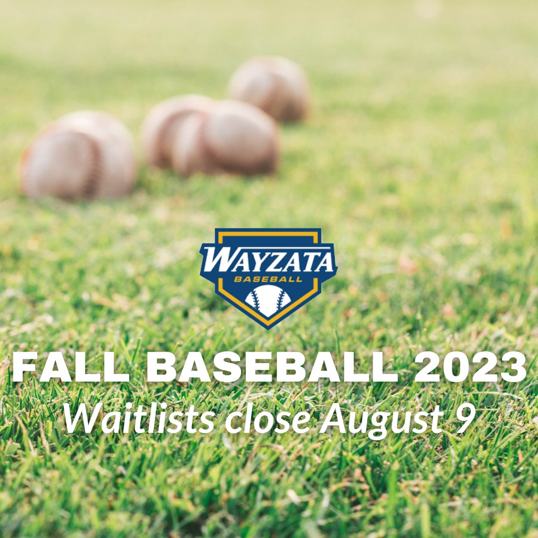 PWYBA's tweet image. 𝗖𝗹𝗼𝘀𝗶𝗻𝗴 𝘄𝗮𝗶𝘁𝗹𝗶𝘀𝘁𝘀 𝗳𝗼𝗿 𝗙𝗮𝗹𝗹 𝗕𝗮𝘀𝗲𝗯𝗮𝗹𝗹 𝟮𝟬𝟮𝟯 𝗼𝗻 𝗔𝘂𝗴𝘂𝘀𝘁 𝟵

Players that are currently on the waitlist will be notified with status after Aug. 9.

Please email Fall Baseball Director Ben Jonas with questions at fallball@pwyba.com.