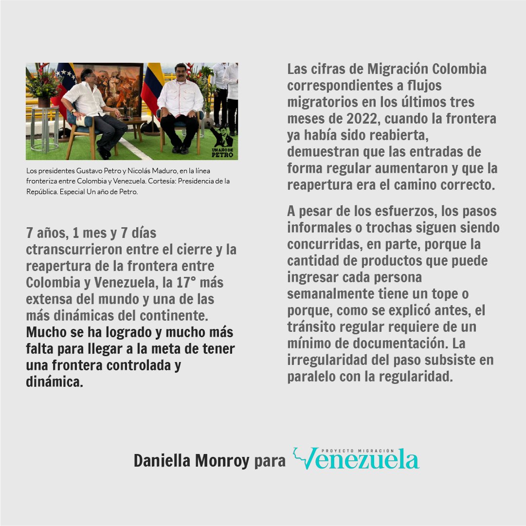 <a href="/DaniellaMonroy9/">Daniella Monroy A.</a> investigadora del <a href="/OV_URosario/">Observatorio de Venezuela Universidad del Rosario</a>
de la facultad de <a href="/PoliticaUR/">PolíticaUR</a>, escribió un artículo para <a href="/migravenezuela/">Migración Venezuela</a>.

Aquí el enlace 🔗 para leerlo 🧐 completo 👇

migravenezuela.com/politica-migra…