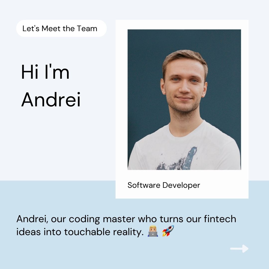 paydora_fintech's tweet photo. Dive into the developer journey of Andrei Zhuk, our Coding Master, and learn what he values about working at our startup. 💪🏼

#startups #interview #developer https://t.co/2XZzHgASjU