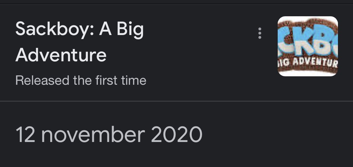 Retweet if you’re older than #SackboyABigAdventure 😲😱