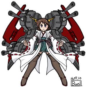 比叡(艦これ) 「#流れとかどうでもいいから比叡ちゃん再掲しようぜ まだ艤装頑張ってた頃」|bael38のイラスト