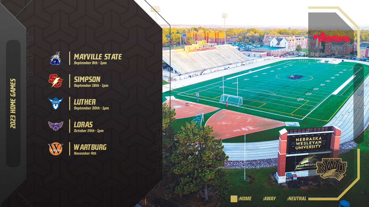 Here is our 2023 home games! If you are interested and wanting to come experience a gameday in Lincoln, reach out to our coaches and let them know! We will be sending out official invites as well.