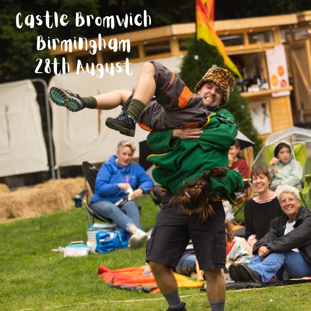 Our first time in Birmingham today with a visit to Castle Bromwich Hall Gardens!! Join us at 6:30pm for this rocking Jabberwock!! 📸 Nick Spratling #Calf2Cow #TheJabberwocky