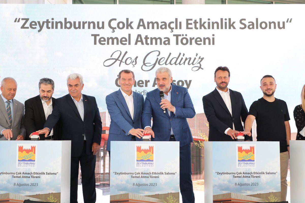 ctpolat's tweet photo. Zeytinburnu’na ve İstanbul’a hayırlı olsun. 

📍Zeytinburnu Çok Amaçlı Etkinlik Salonu Temel Atma Töreni
@osmannnurika https://t.co/RyRGIiocca