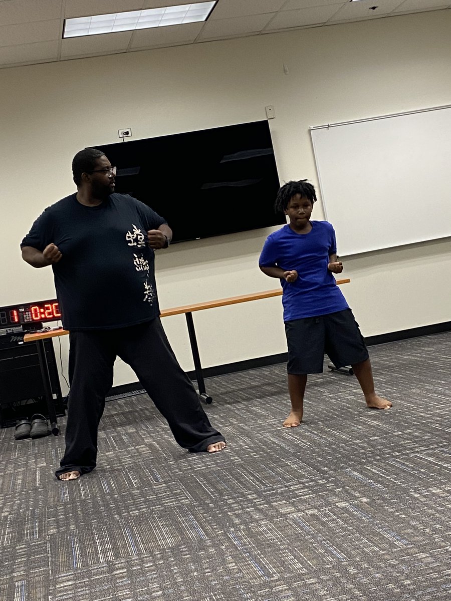 Fred Grant has been a great role model all summer long teaching our children the art of Kung Fu. youthdevunited.org/latest-news/su…