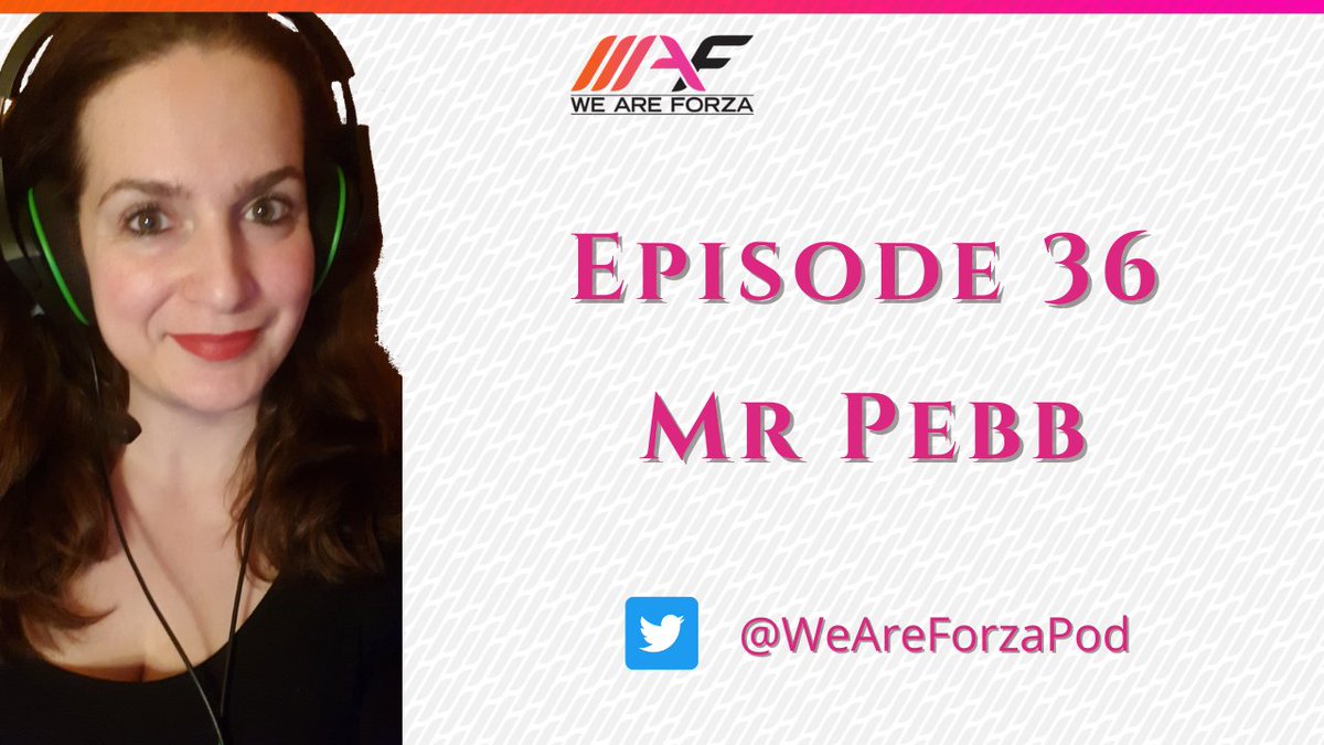 WeAreForzaPod's tweet photo. On this episode, Robi talks with Pebb about virtual photography. Obviously! 😃😉

https://t.co/N6CRKRLOeu

#WeAreForza
#Forza https://t.co/fn1rsOFhFN