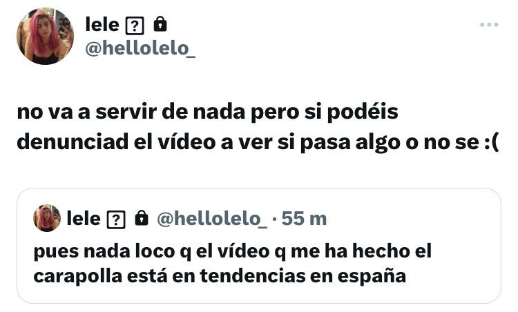 rickyedit's tweet photo. lele ha estado quejándose sobre su físico durante años.

lele decidió atacar al mío (y lo sigue haciendo) de forma gratuita.

lele ha protagonizado mi escarmiento de esta semana.

lele está llorando desde una triste candado, aprendiendo lo que significa la palabra "consecuencias".

no seas como lele.