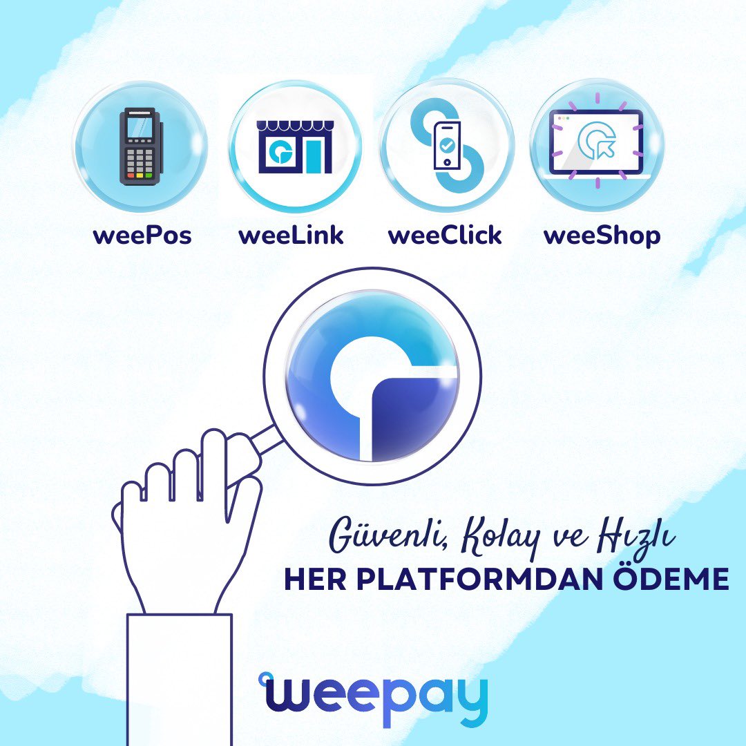 Tüm kredi kartlarına %0,59'dan başlayan oranlar ve kolay entegrasyon çözümlerimiz ile ertesi gün ödeme ve taksit imkanı sağlayın. Siz işinizi büyütürken, biz de ödemelerinizi ertesi gün hesabınıza yatıralım!
#hızlıödeme #onlineödeme #sanalpos #weepay #website #ödemeyöntemleri