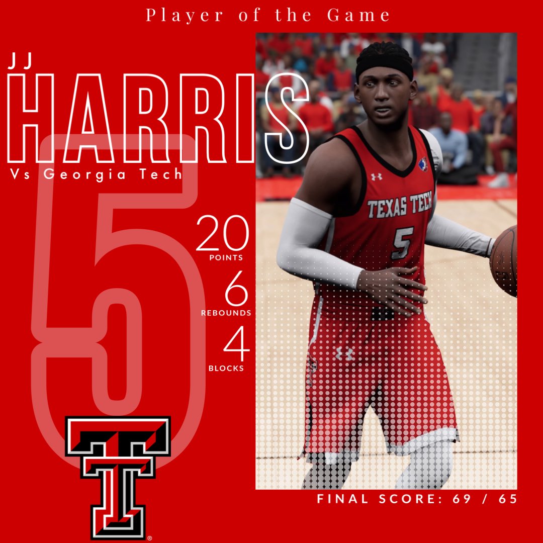 TT vs Georgia Tech POTG…. JJ Harris !!!