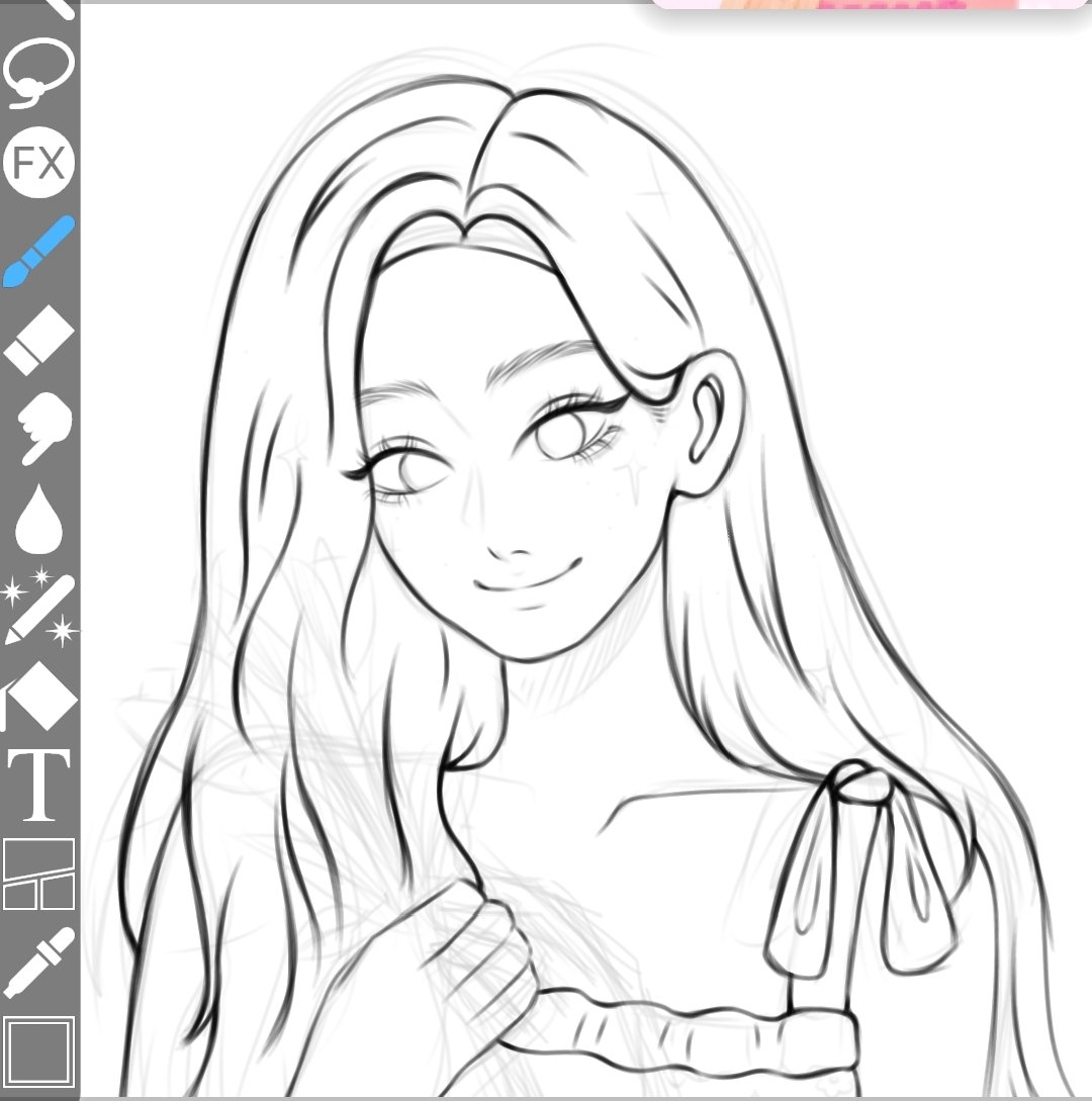 here's a wip right before my stylus stopped working.... (learning how to draw with fingers all over again :')